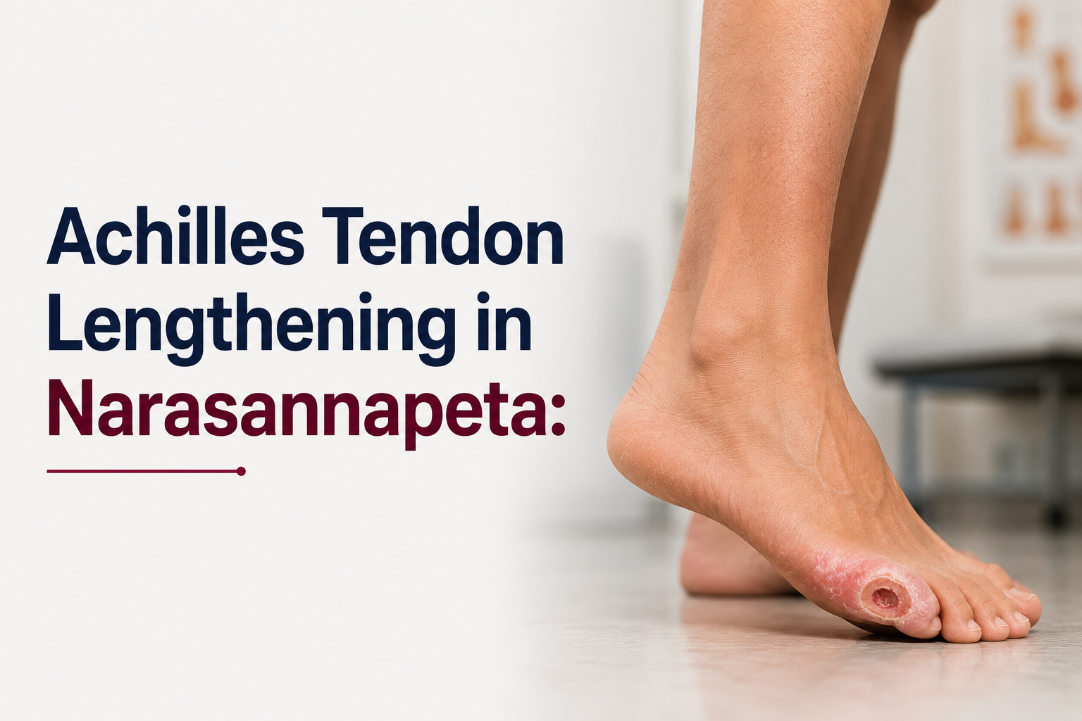 Achilles Tendon Lengthening in Narasannapeta: Why a Tight Calf Ulcerates the Forefoot, and What Surgery Can and Cannot Fix
