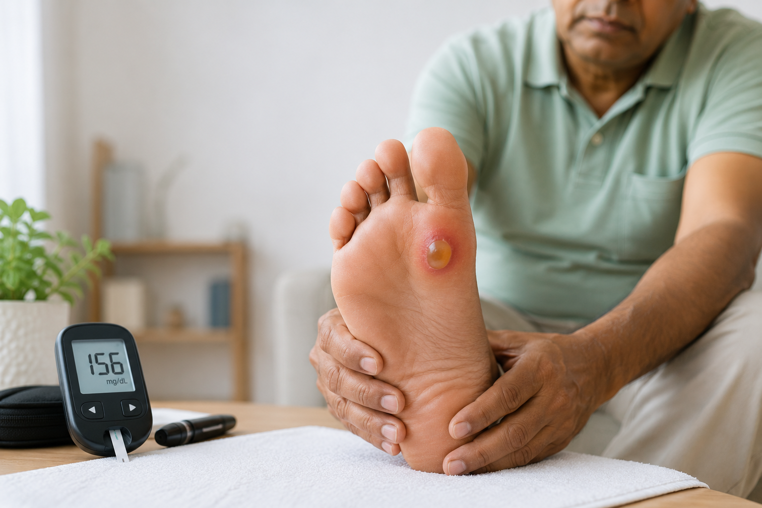 Blister on the Foot With Diabetes in Vizianagaram: Why It Matters and How to Care for It Safely