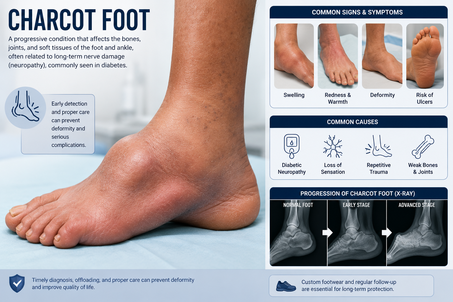 Charcot Foot, the Most Dangerous Complication of Diabetes