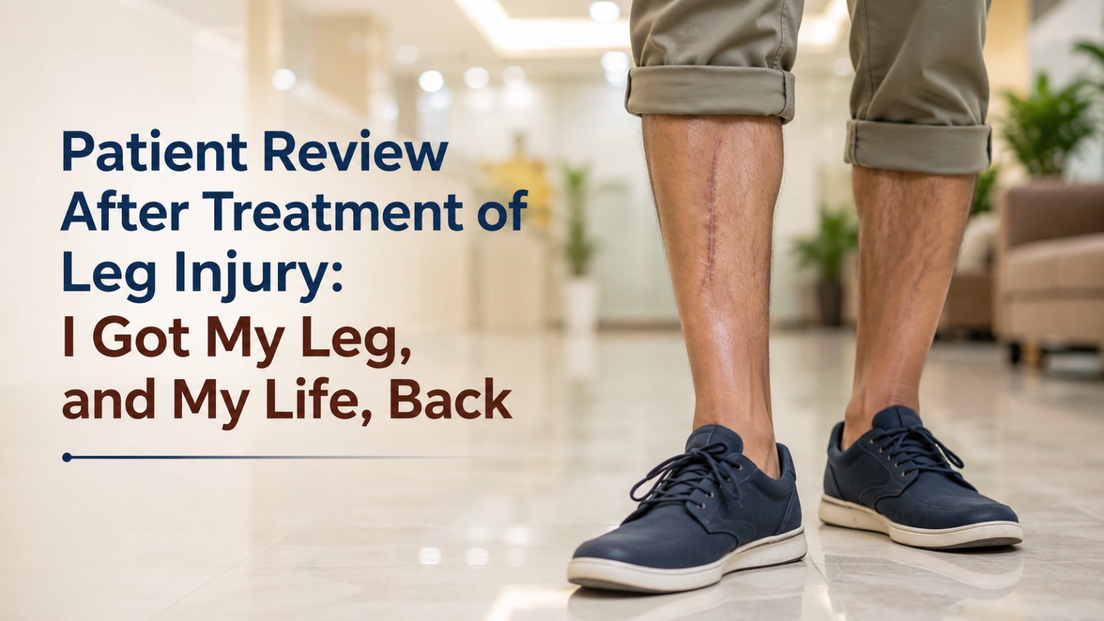 Patient Review After Treatment of Leg Injury: "I Got My Leg, and My Life, Back"