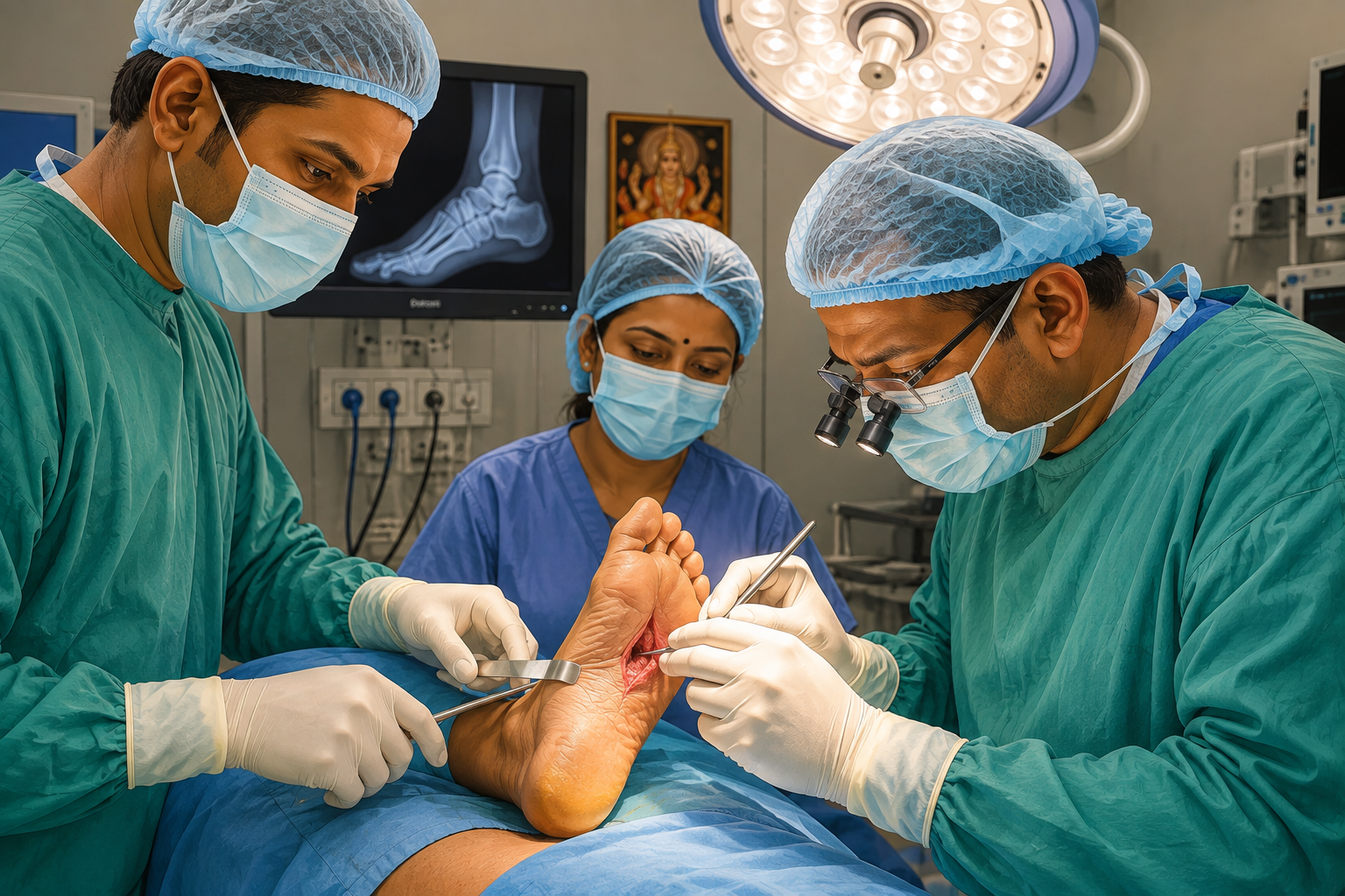 Diabetic Foot Surgery at Elegance Diabetic Foot & Ulcer Clinic (EDFC), India