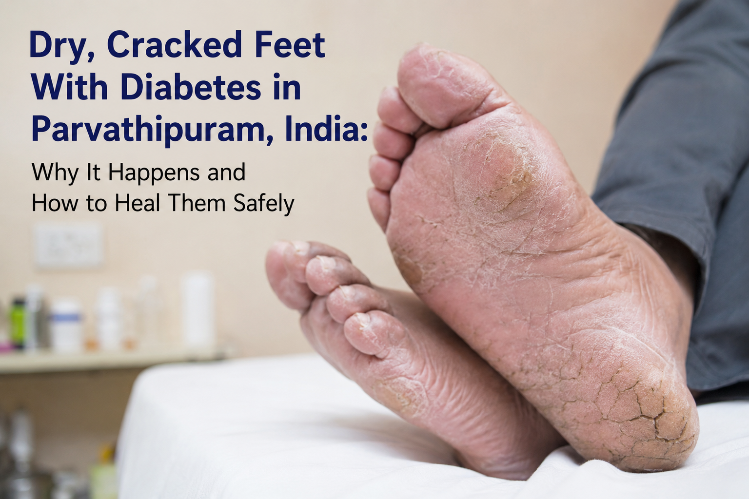 Dry, Cracked Feet With Diabetes in Parvathipuram, India: Why It Happens and How to Heal Them Safely