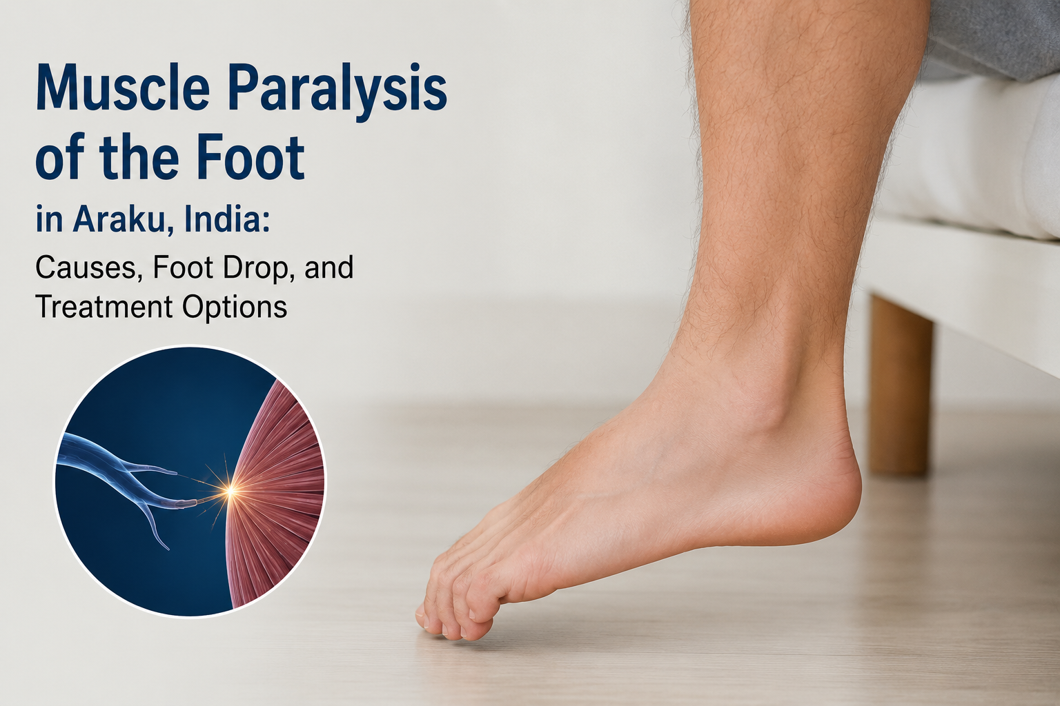 Muscle Paralysis of the Foot in Araku, India: Causes, Foot Drop, and Treatment Options