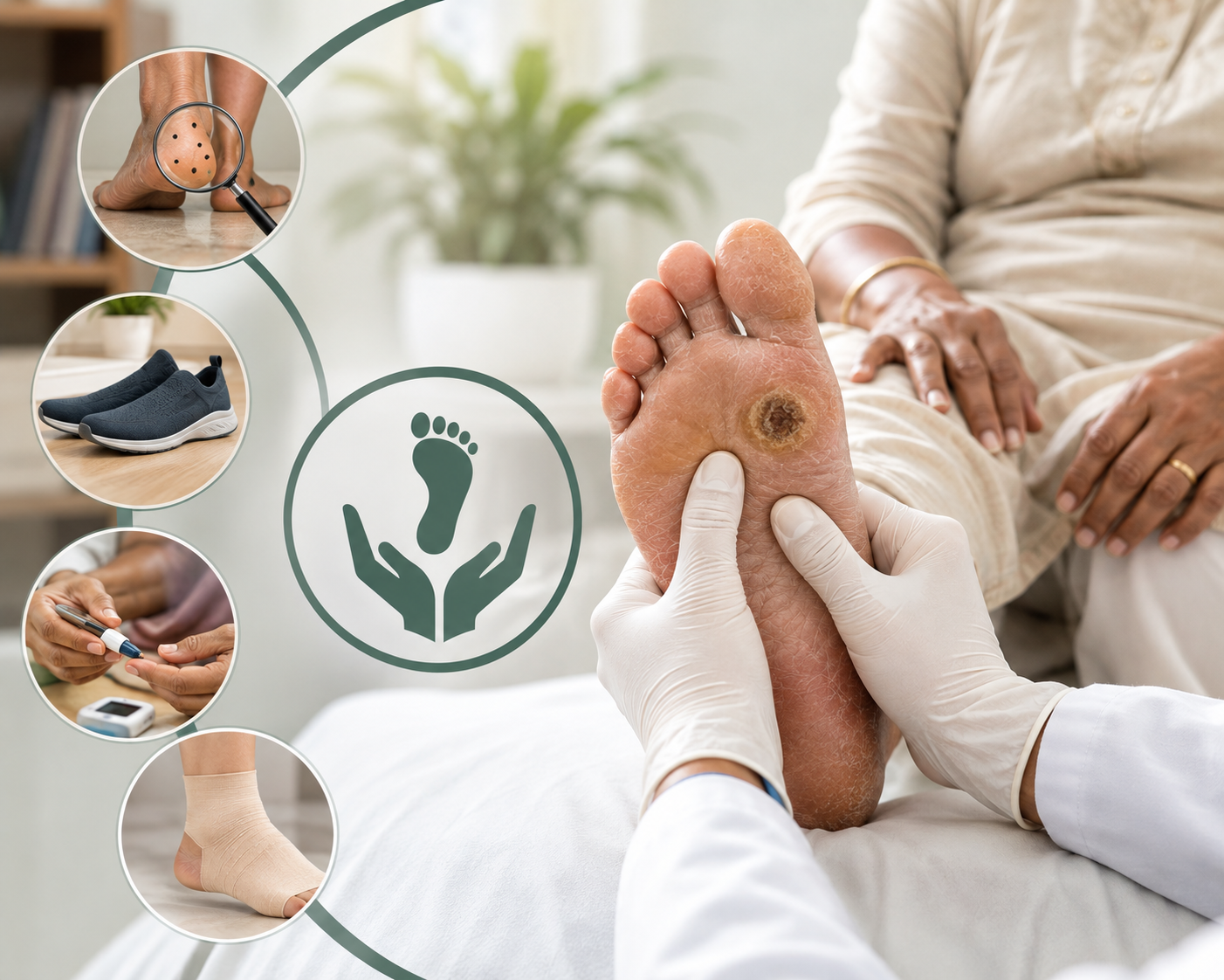 High-risk diabetic foot care in India at Elegance Diabetic Foot & Ulcer Clinic (EDFC)